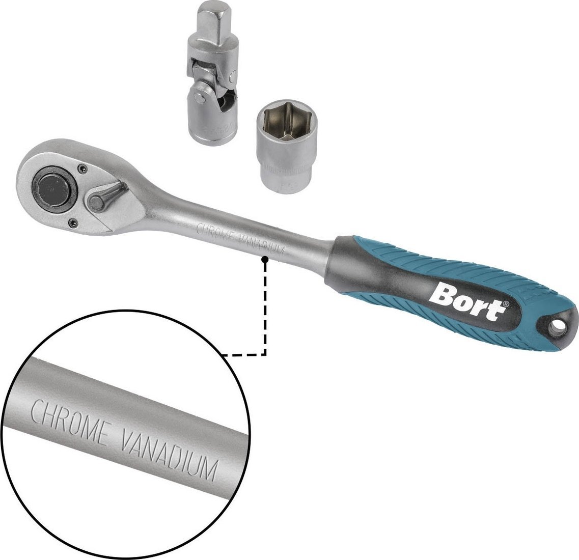 Универсальный набор инструментов Bort BTK-47 (47 предметов) - фото2