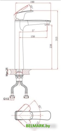 Смеситель A-Five A5-0320 - фото2