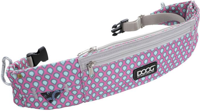 сумка для дрессуры Doog Walkie Belt WB19 (розовый с каплями) - фото