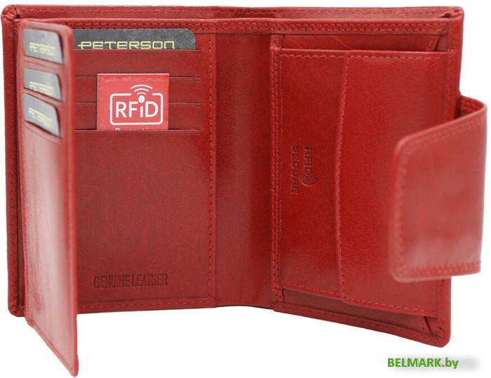 Кошелек Peterson PTN 205-VTBD (красный) - фото2