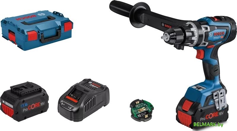 Ударная дрель-шуруповерт Bosch GSB 18V-150 C Professional 06019J5105 (с 2-мя АКБ 8 Ач, кейс) - фото