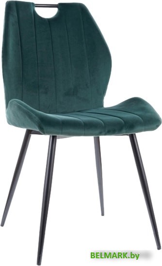 Стул Signal Arco Velvet (bluvel 78 зеленый/черный) - фото