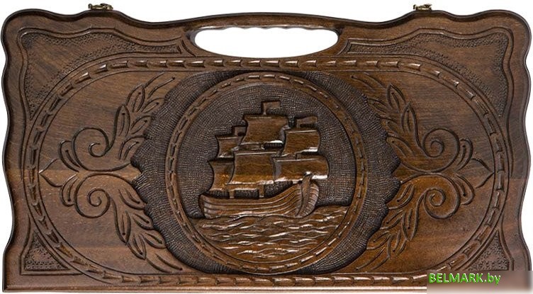 Шашки/нарды Haleyan Корабль kh026-6 - фото