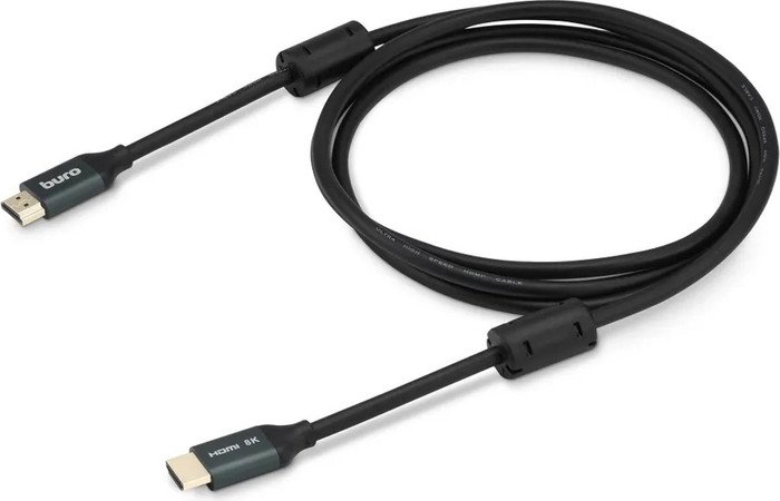 Кабель Buro BHP-HDMI-2.1-5G HDMI - HDMI (5 м, черный) - фото2