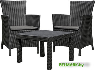 Набор садовой мебели Keter Rosario balcony set (графит) - фото