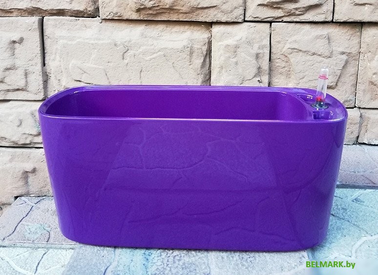 Вазон Forgarden BF01849 (фиолетовый глянцевый) - фото2