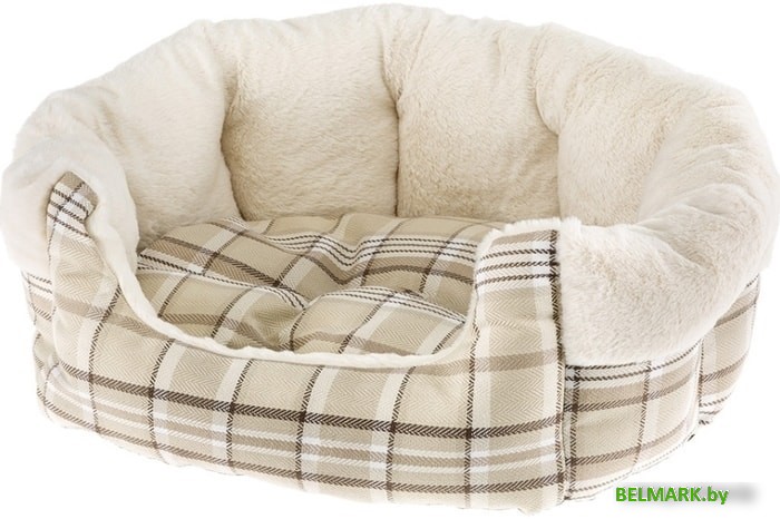 Лежак Ferplast Etoile 2 (с мехом, бежевый) - фото