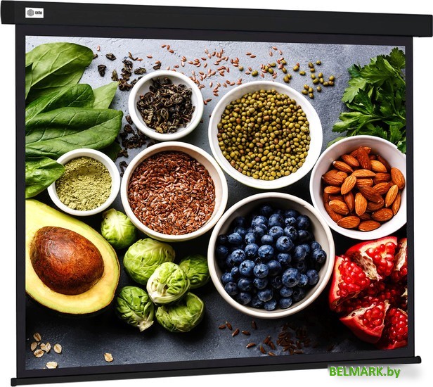 Проекционный экран CACTUS Wallscreen 187x332 CS-PSW-187X332-BK - фото