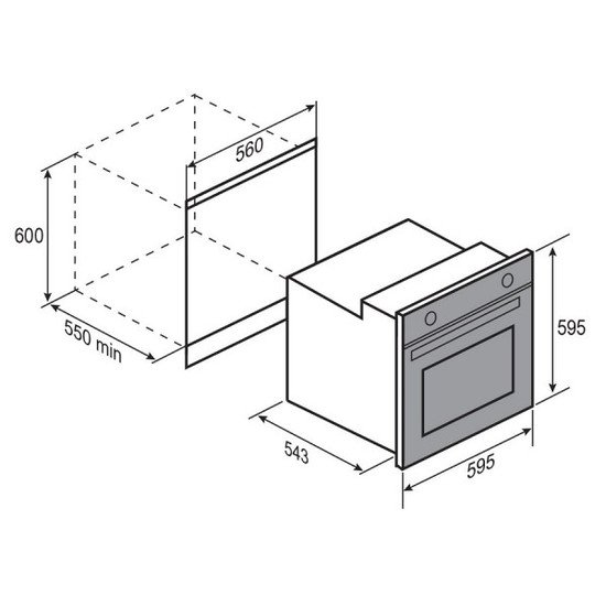 Электрический духовой шкаф Zigmund & Shtain E 160 B - фото2