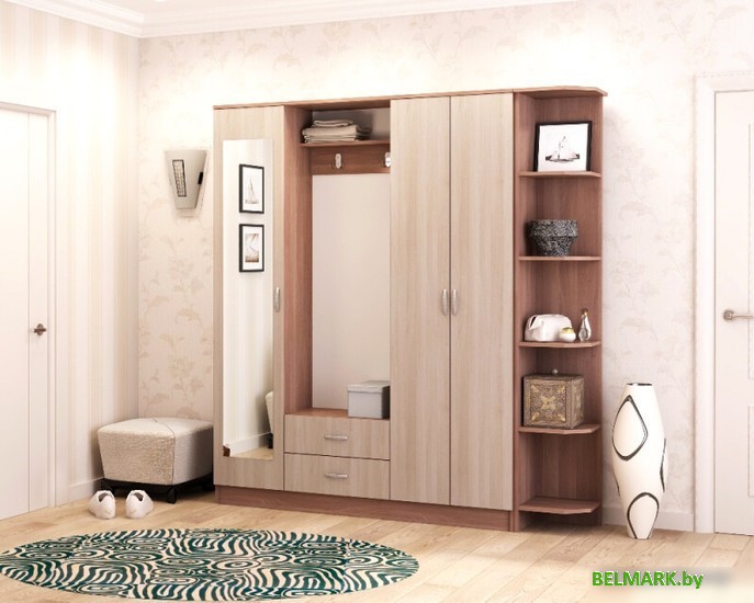 Стенка Памир ПВ-2 (ясень шимо темный/ясень шимо светлый) - фото