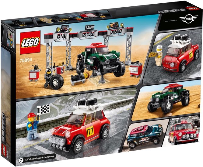 Конструктор LEGO Speed Champions 75894 MINI Cooper S Rally и MINI Cooper Buggy - фото2