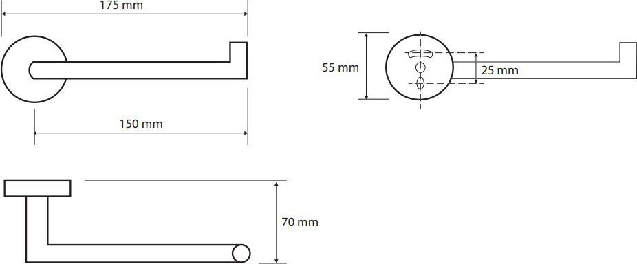 Держатель для туалетной бумаги Bemeta Coral 158212032 (кофейно-золотой) - фото2