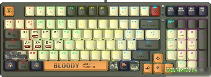 Клавиатура A4Tech Bloody S98 Aviator (Bloody BLMS Red) - фото