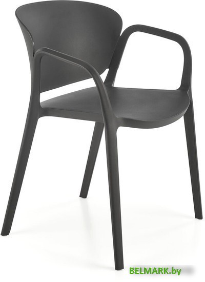 Стул с подлокотниками Halmar K491 (черный) - фото