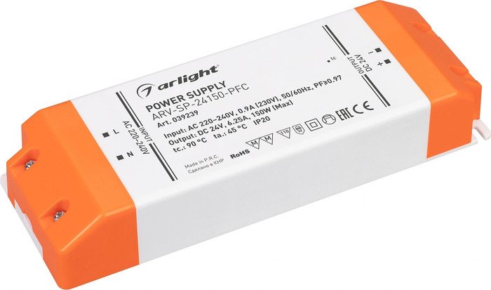 Блок питания Arlight ARV-SP-24150-PFC 039239 - фото