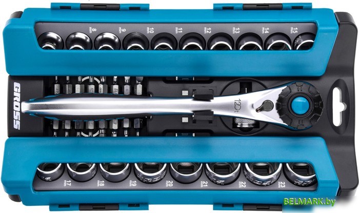 Набор торцевых головок и бит GROSS 14144 (36 предметов) - фото2