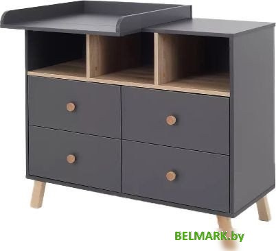 Детский комод Rant Vester 116 (Moon Grey) - фото