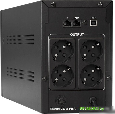 Источник бесперебойного питания ExeGate LLB-2200.LCD.AVR.EURO.RJ.USB EP285531RUS - фото2