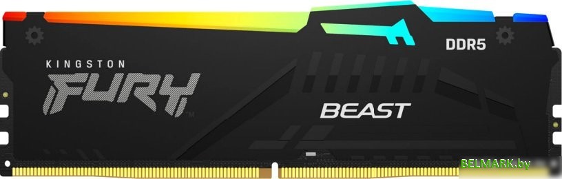 Оперативная память Kingston FURY Beast RGB 32ГБ DDR5 5200 МГц KF552C40BBA-32 - фото