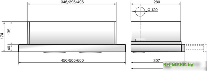 Кухонная вытяжка Elikor Интегра Glass 60П-400-В2Л (белый/белое стекло) - фото2