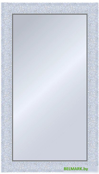 Зеркало Декарт Настенное в раме 8Л1666 (белый перламутр) - фото