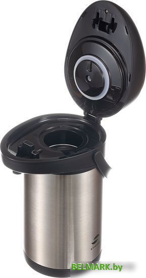 Помповый термос Stinger HP-3000H-2 3л (серебристый/черный) - фото2