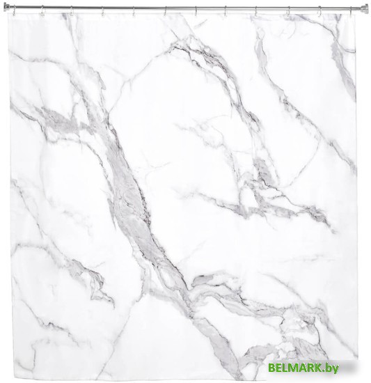 Шторка-занавеска для ванны РМС Мрамор ШП-02С - фото