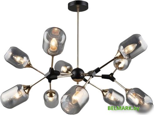 Подвесная люстра Mirastyle SX-4857/10 BK+FG - фото