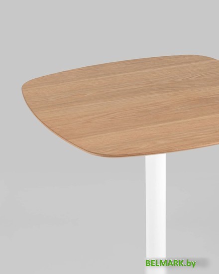 Барный стол Stool Group Form 60x60 T-005H (светлое дерево/белый) - фото2