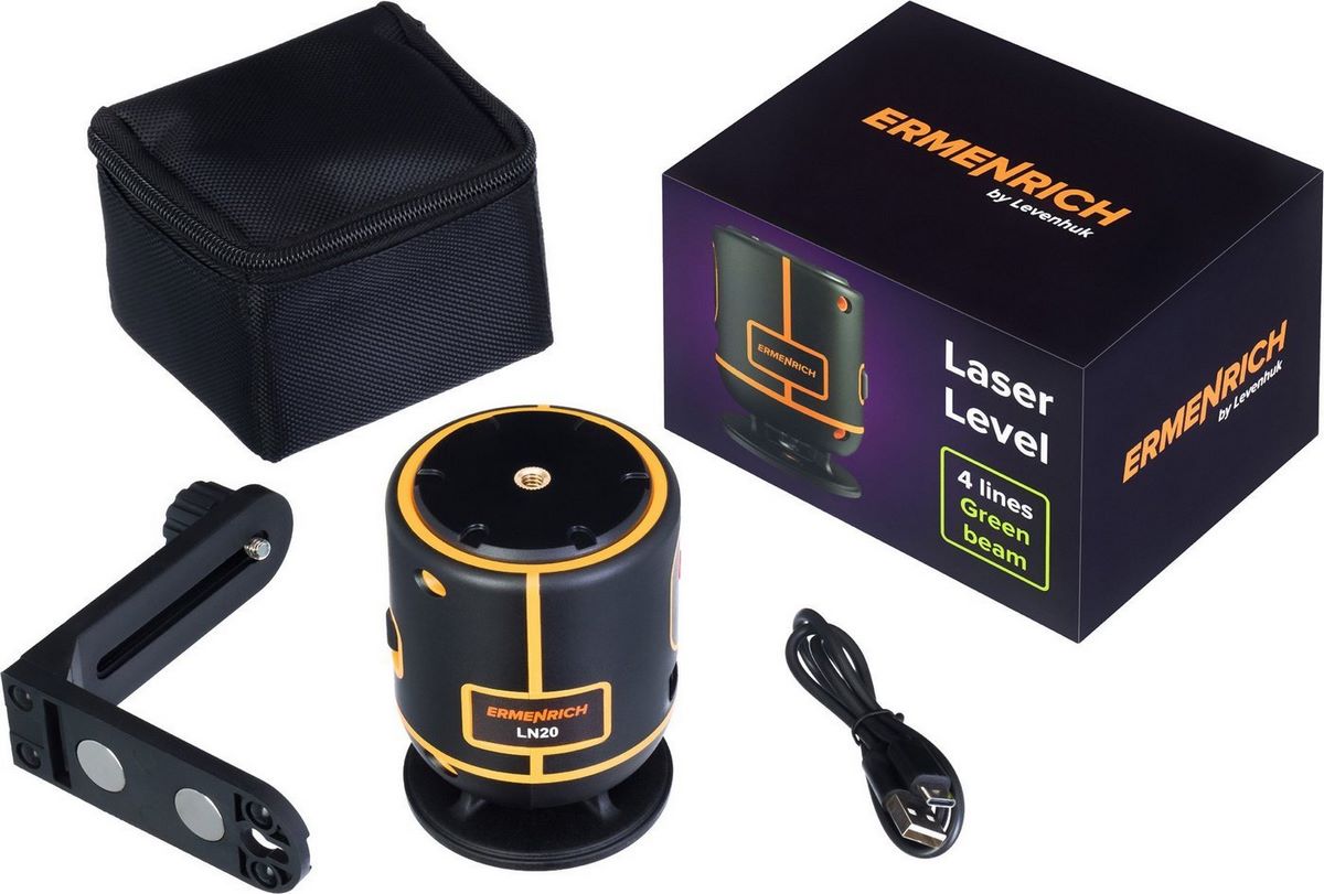 Лазерный нивелир Ermenrich PLUS LN20 81427 - фото2