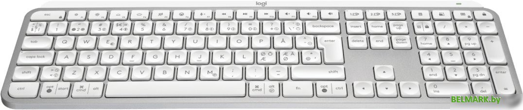 Клавиатура Logitech MX Keys S for Mac 920-011638 (светло-серый, нет кириллицы) - фото2