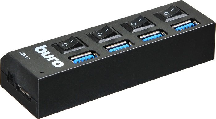 USB-хаб Buro BU-HUB4-U3.0-L - фото2