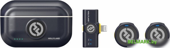 Радиосистема Hollyland LARK M2 Mobile Lightning (черный) - фото