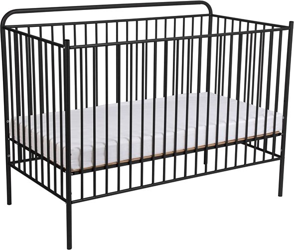 Кроватка-трансформер Polini Kids Vintage 400 0002471.22 (черный матовый) - фото2