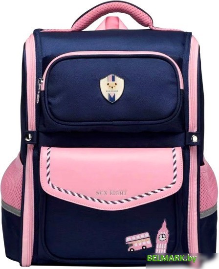 Школьный рюкзак Sun Eight SE-2874 (темно-синий/розовый) - фото
