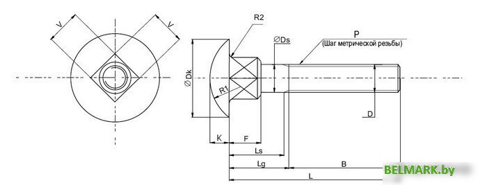 Набор болтов ЕКТ C40052 (1200 шт) - фото2