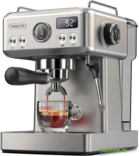 Рожковая кофеварка Hibrew Hibrew H10A (серебристый) - фото