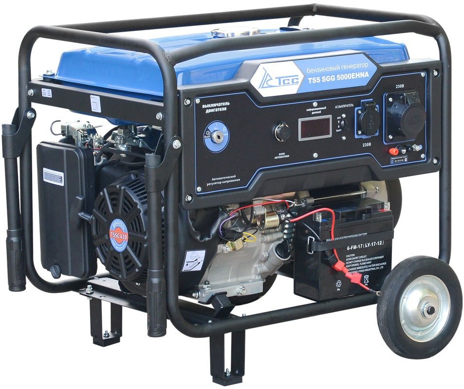 Бензиновый генератор ТСС SGG 5000EHNA - фото2