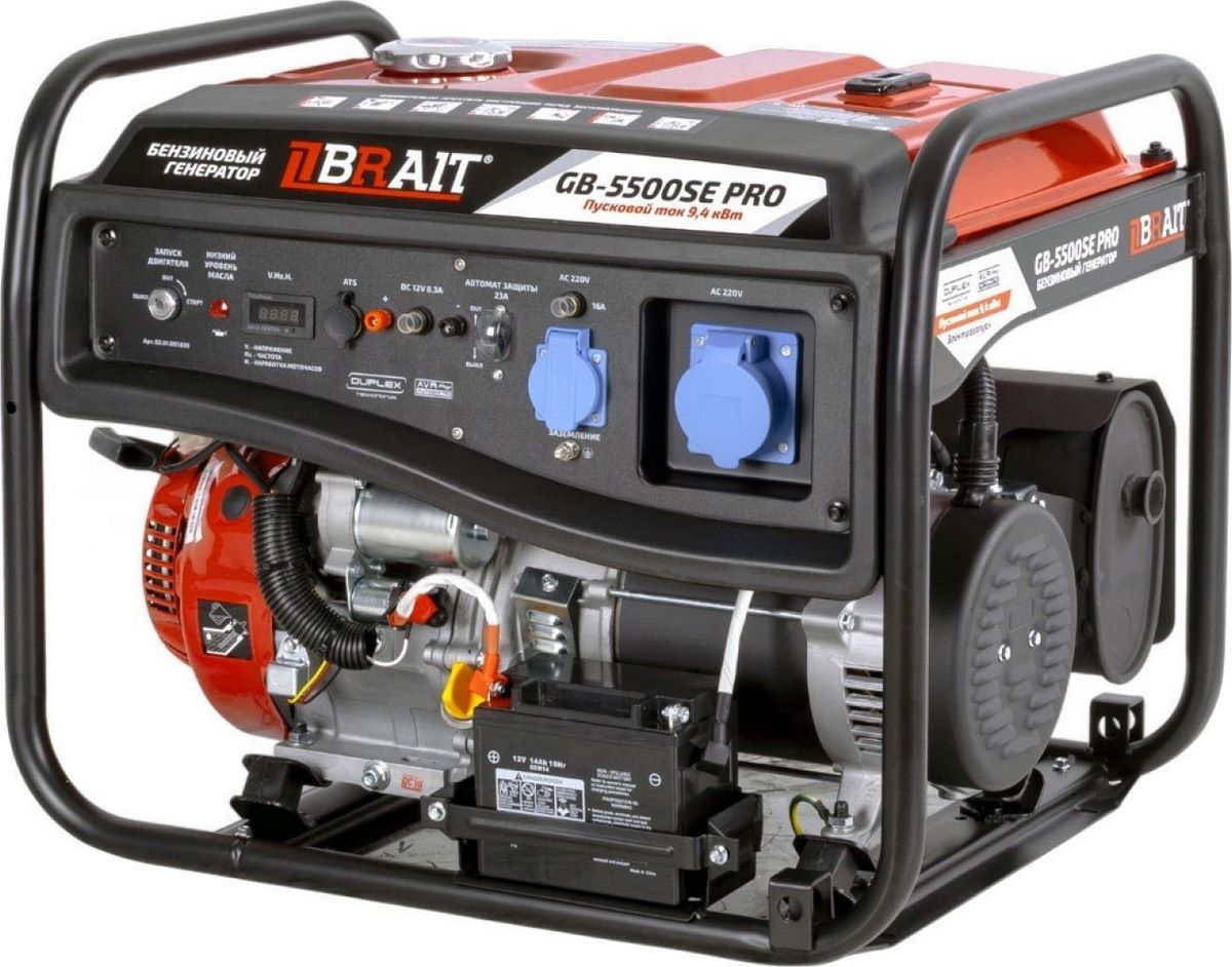 Бензиновый генератор Brait GB-5500SE PRO - фото2