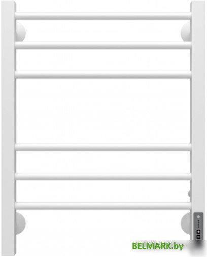 Полотенцесушитель TERMINUS Сицилия электро КС П6 с диммером (450x600, белый) - фото