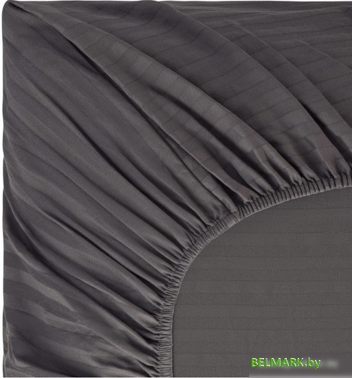 Постельное белье Sofi De MarkO Морган 160х200х30 Пр-Мг-ан-160х200х30 (антрацитовый) - фото