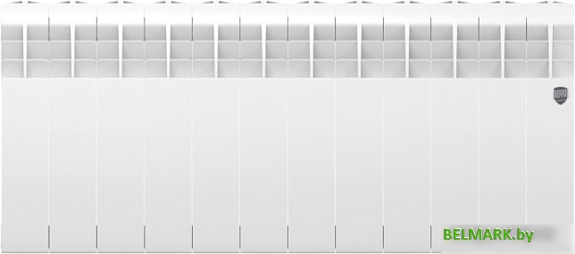 Биметаллический радиатор Royal Thermo BiLiner 350 Bianco Traffico (12 секций) - фото2