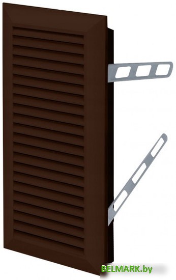 Вентиляционная решетка Awenta Classic T63BR 14x28 (коричневый) - фото