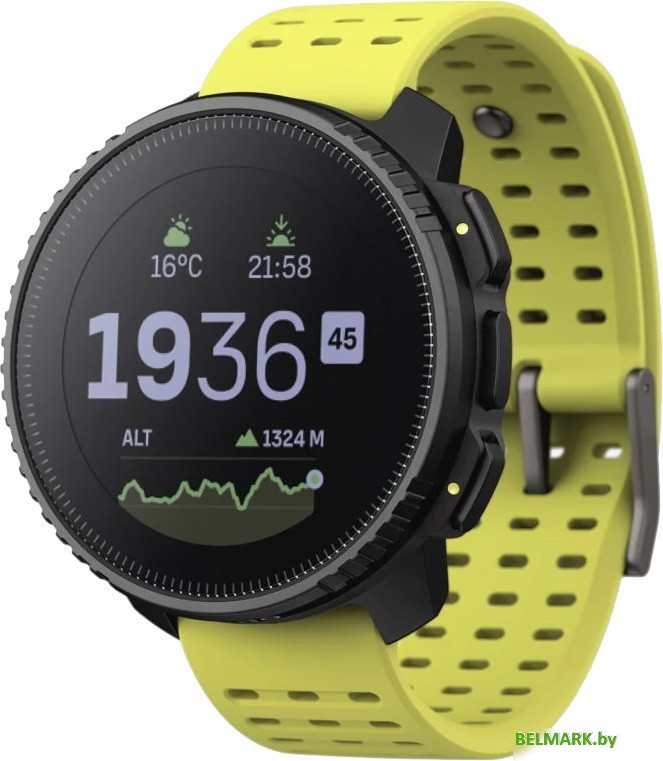 Умные часы Suunto Vertical (черный/лимонный) - фото