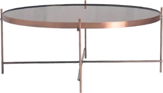 Журнальный столик Bergenson Bjorn Josen TAI-JS-TBL-MTMR-PNK-84 (розовый/медный) - фото2