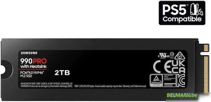 SSD Samsung 990 Pro с радиатором 2TB MZ-V9P2T0CW - фото2