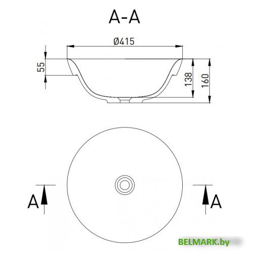 Умывальник Salini Marea 1802203M - фото2