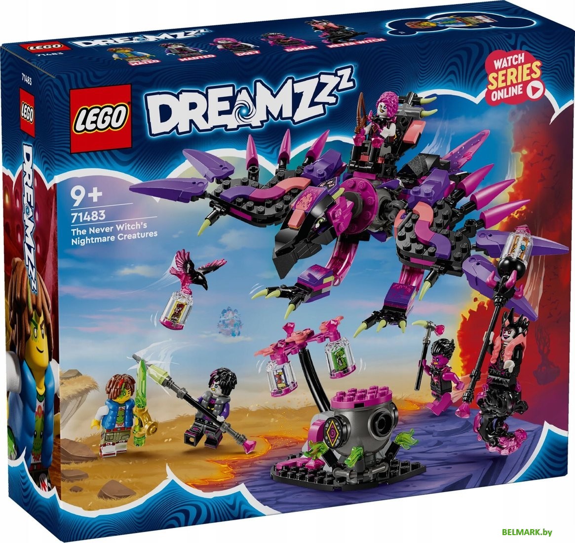 Конструктор LEGO DREAMZzz 71483 Кошмарные создания Невервич - фото