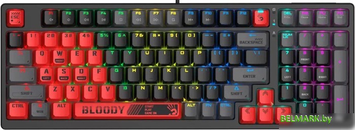 Клавиатура A4Tech Bloody S98 Sports Red (Bloody BLMS Red) - фото