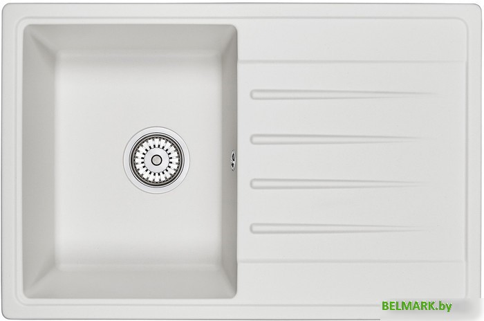 Кухонная мойка Granula ST-7602 (белый) - фото